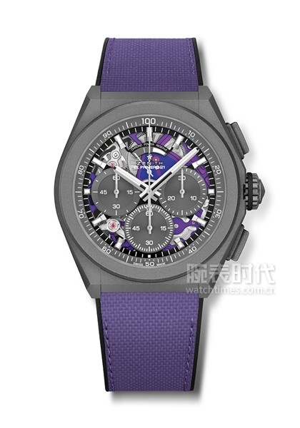 推荐观点:甄选活力色彩 开启全新篇章 ZENITH真力时推出品牌首款紫色计时机芯限量腕表 DEFY 21 ULTRAVIOLET