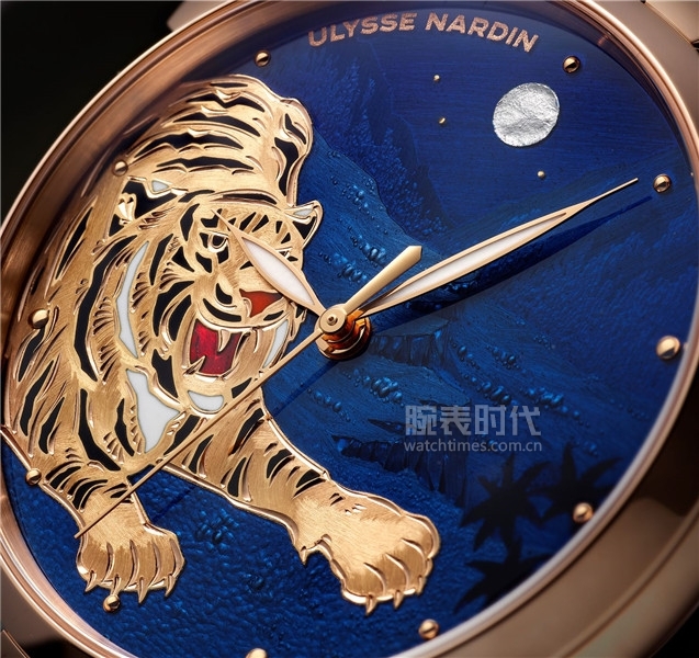 Ulysse Nardin雅典表于壬寅年即将到来之际推出全新瑞虎生肖腕表
