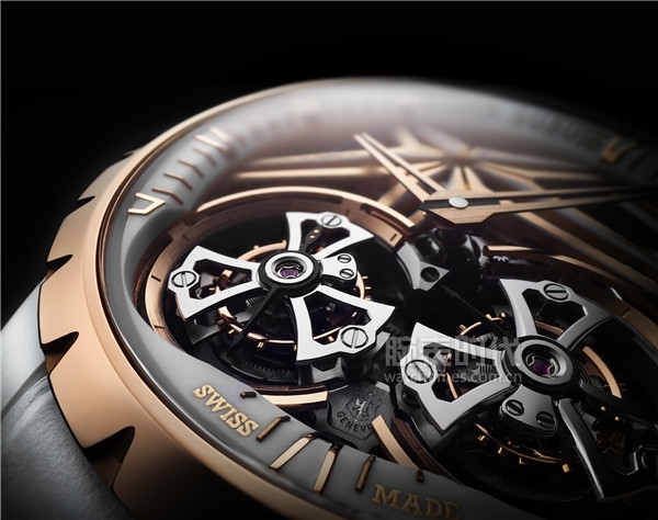 5.罗杰杜彼Roger Dubuis王者系列双飞行陀飞轮白色陶瓷腕表
