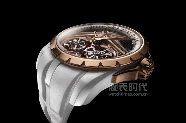 1.罗杰杜彼Roger Dubuis王者系列双飞行陀飞轮白色陶瓷腕表 1.罗杰杜彼Roger Dubuis王者系列双飞行陀飞轮白色陶瓷腕表