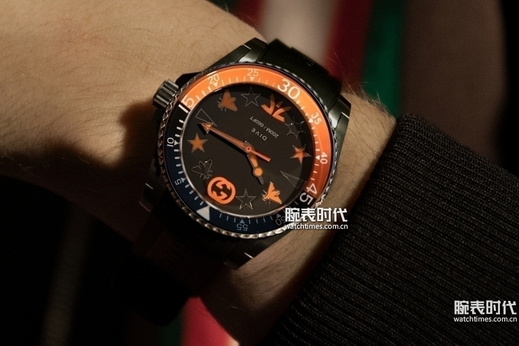fnatic x gucci限量款gucci dive腕表