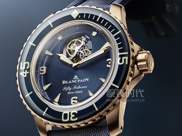 【重点介绍】宝珀Blancpain推出全新五十噚系列 8日长动力飞鸟陀飞轮腕表
