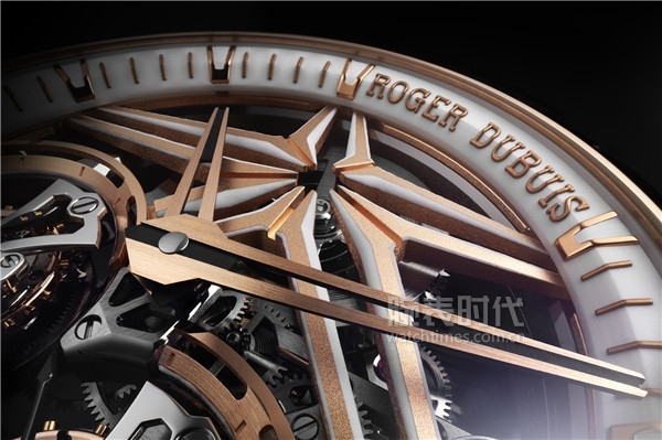 6.罗杰杜彼Roger Dubuis王者系列双飞行陀飞轮白色陶瓷腕表
