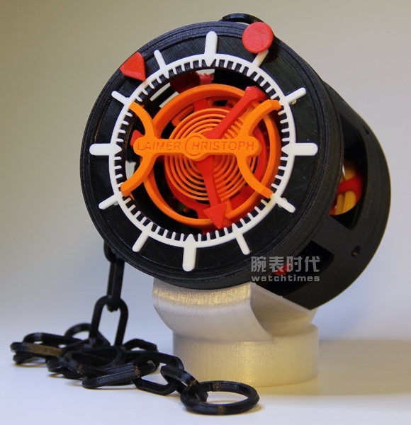 世界上第一台3D打印陀飞轮怀表