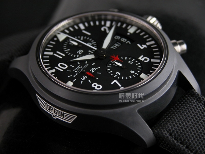 万国喷火战机追针计时手表spitfire double chronograph系列iw378901