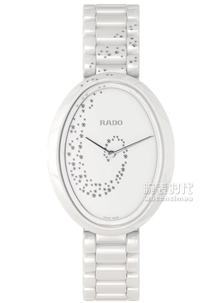 RADO瑞士雷达表依莎系列高科技陶瓷Touch腕表 - 132颗真钻限量款_白色_1