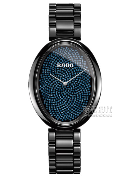 RADO瑞士雷达表依莎系列高科技陶瓷斐波那契Touch腕表缤纷色彩款_蓝色_1