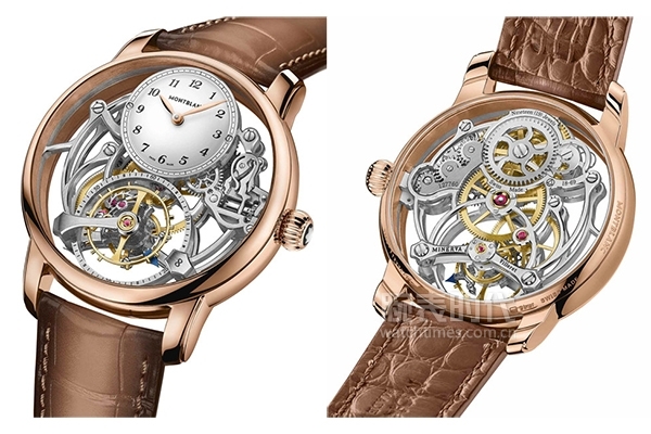 万宝龙全新明星系列外置框架陀飞轮镂空腕表(限量 8 枚): 定义高级