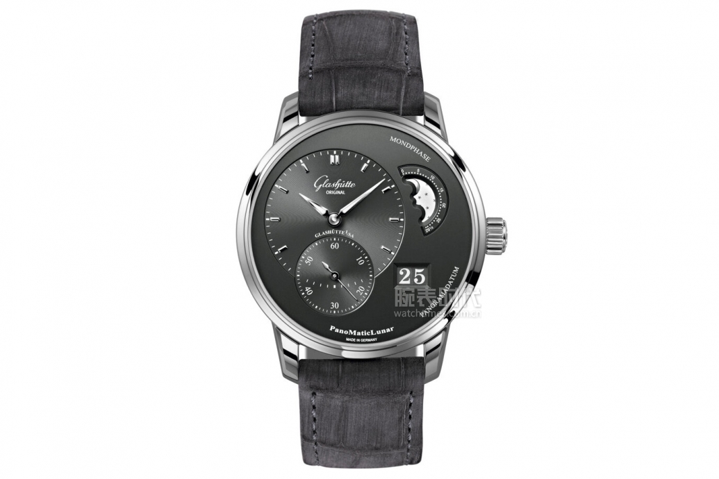 【秀表堂】非白盘,格拉苏蒂90偏心月相腕表